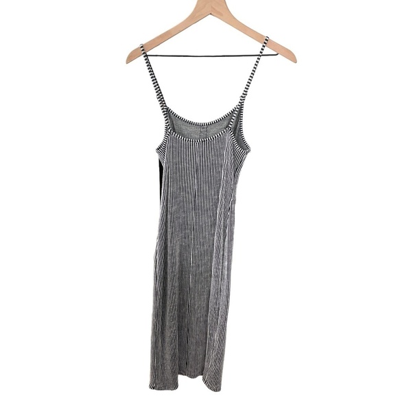 Caution to the Wind Striped Dress Cutout Front Tie - Picture 2 of 10